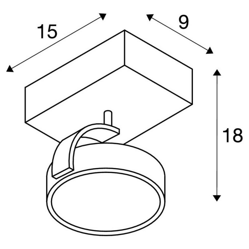 Настенный светильник SLV 1000702