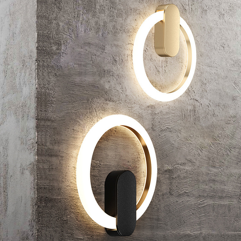 Настенный светильник GINA WALL D40 Black Трехцветный свет by ImperiumLoft