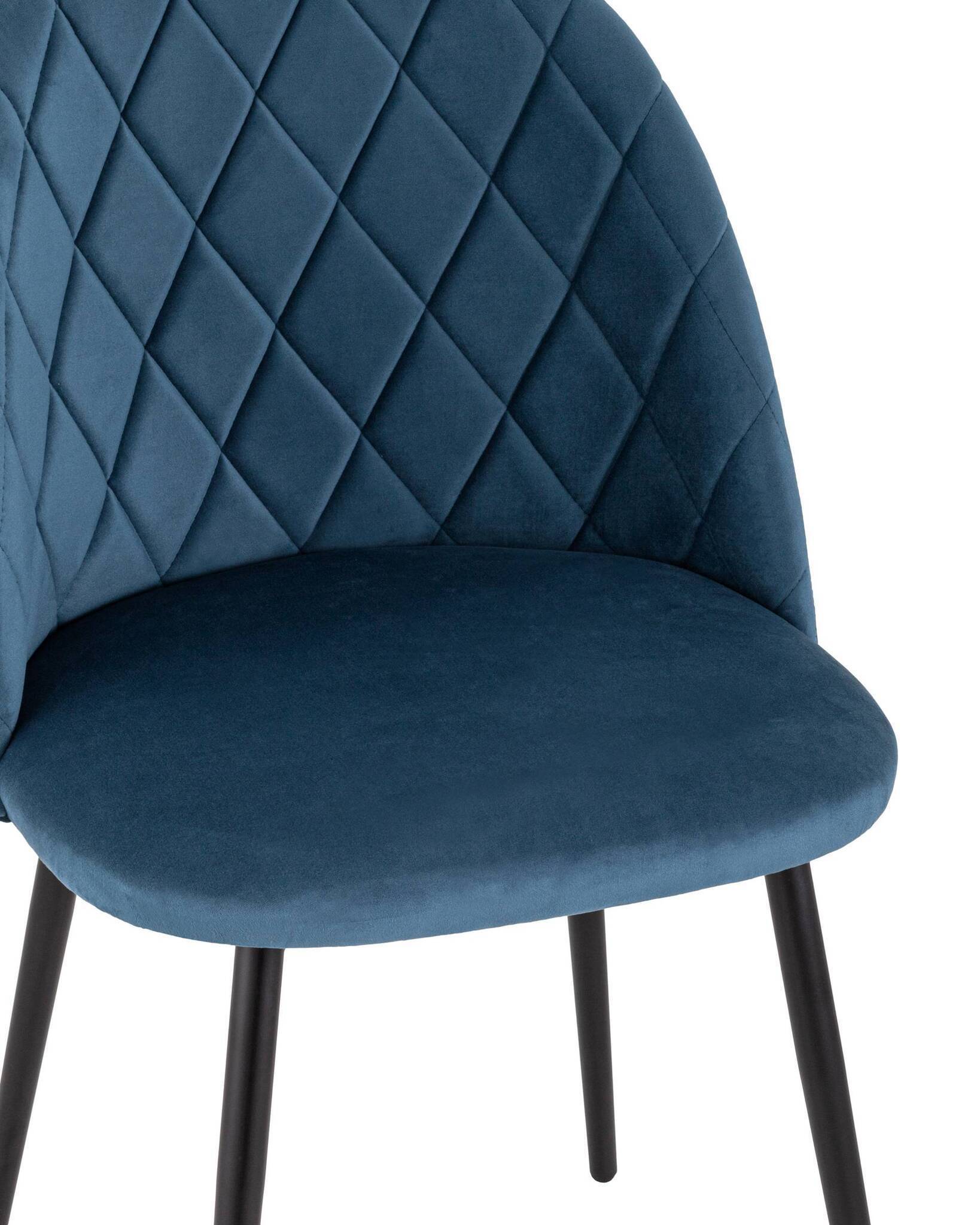 Стул Марсель велюр пыльно-синий Stool Group