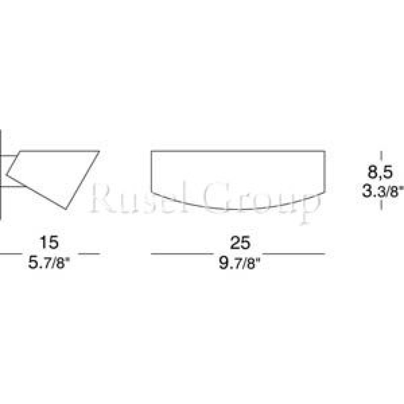 Настенный светильник Leucos LINK P (MURANO DUE)