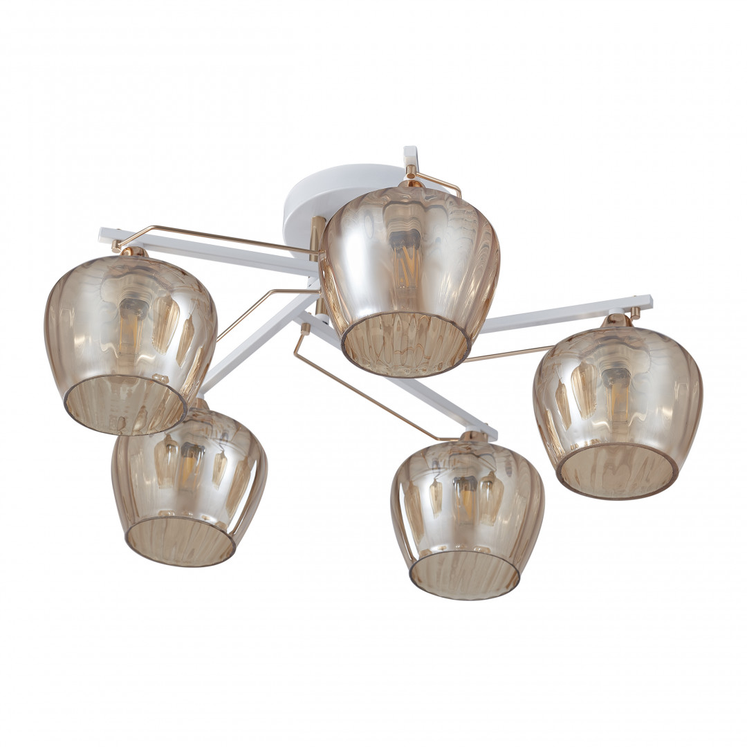 Люстра с плафонами 329508/5 WH+FG Arte Milano