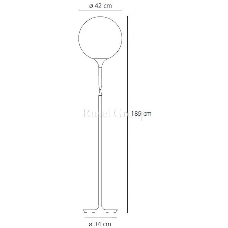 Напольный светильник Artemide CASTORE TERRA 42 Напольный светильник Artemide CASTORE TERRA 42