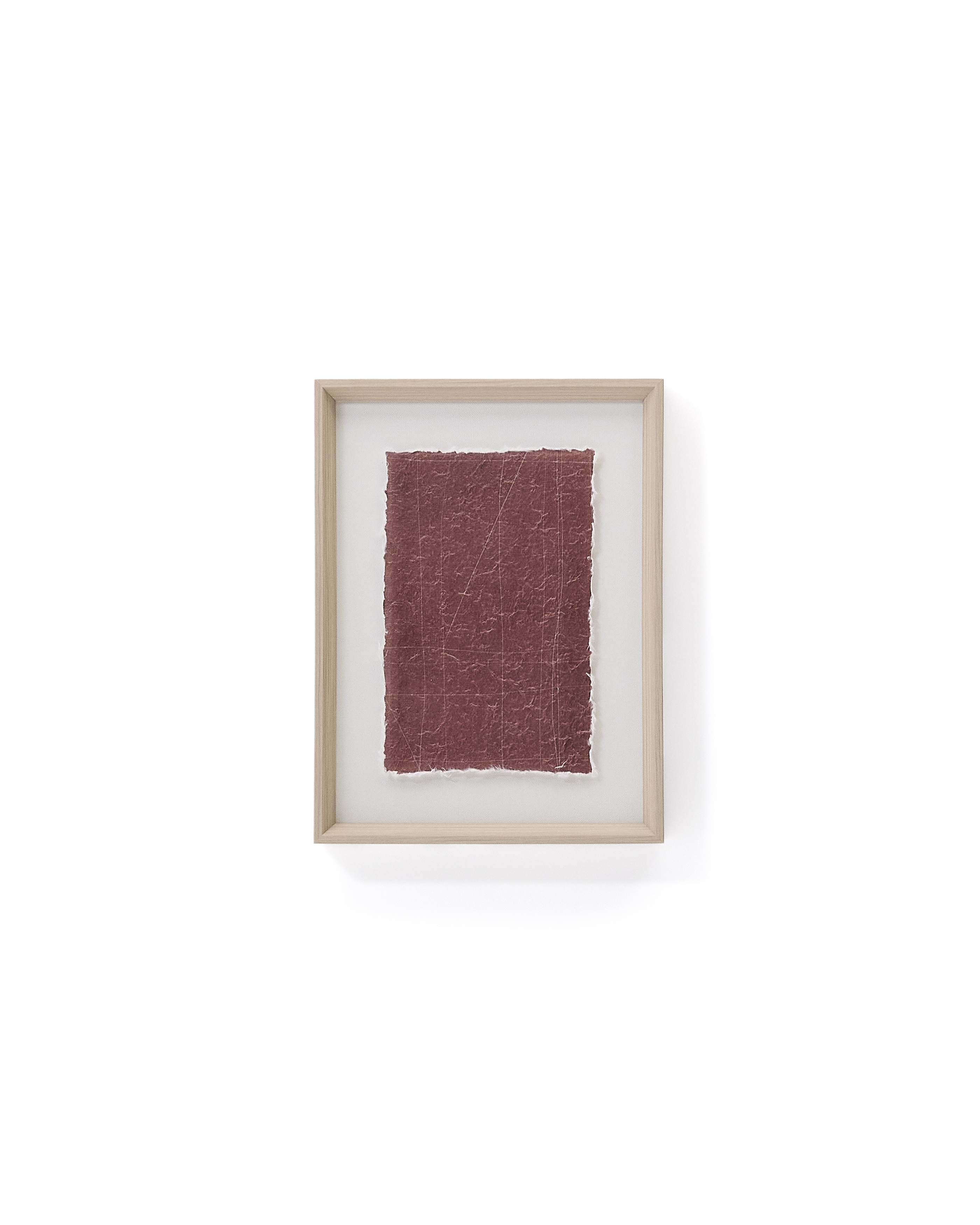 Картина Durkan бордового цвета на переработанной бумаге 30 x 40 см La Forma (ex Julia Grup)
