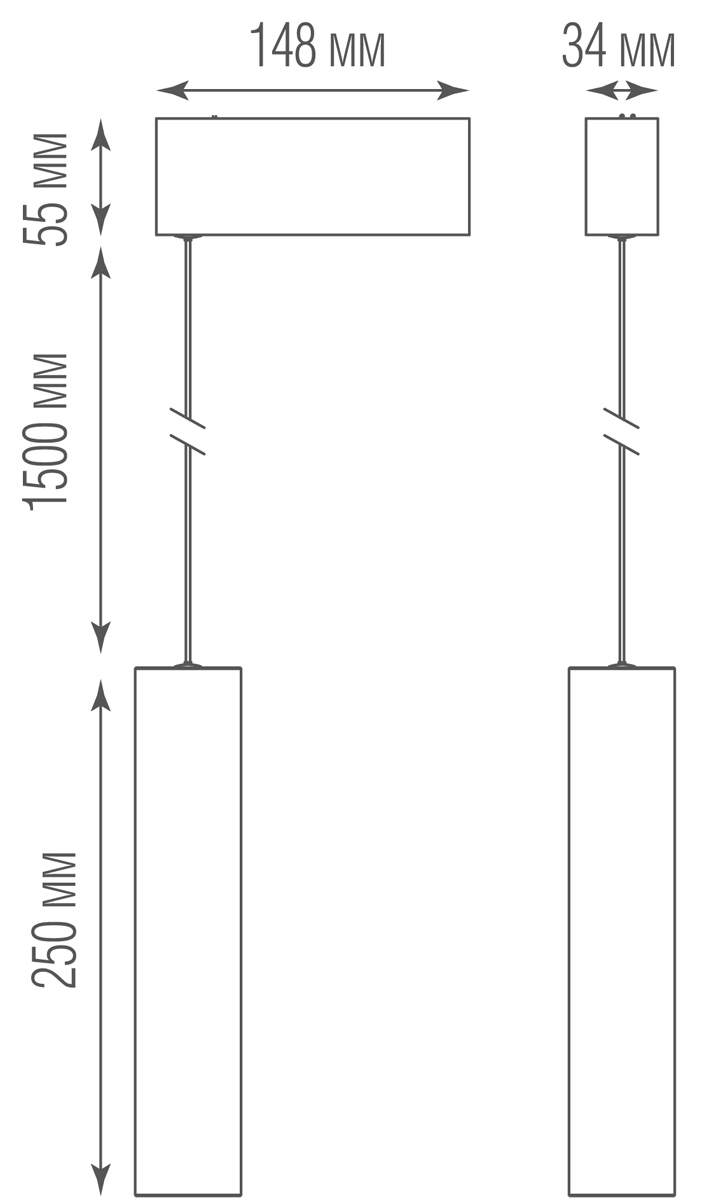 Светодиодный светильник для магнитного шинопровода Donolux DL18792NW9WM