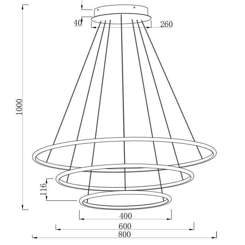Подвесной светильник Arte Lamp A2500SP-3WH