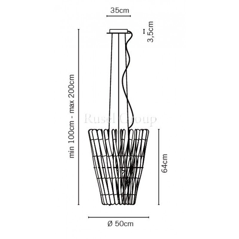 Подвесной светильник Fabbian Stick F23 A04 69