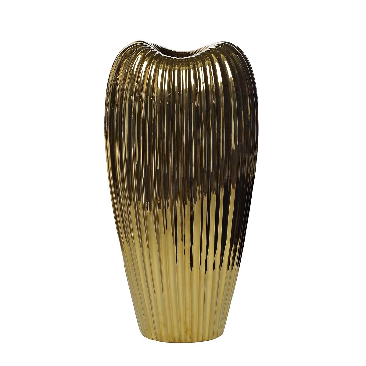 Ваза керамическая золотая Garda Decor 10K9041B