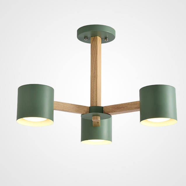 Люстра на штанге MALMO L3 Green by ImperiumLoft