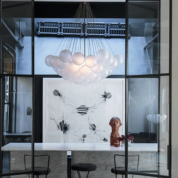 Люстра подвесная AGDA 20 черный by ImperiumLoft