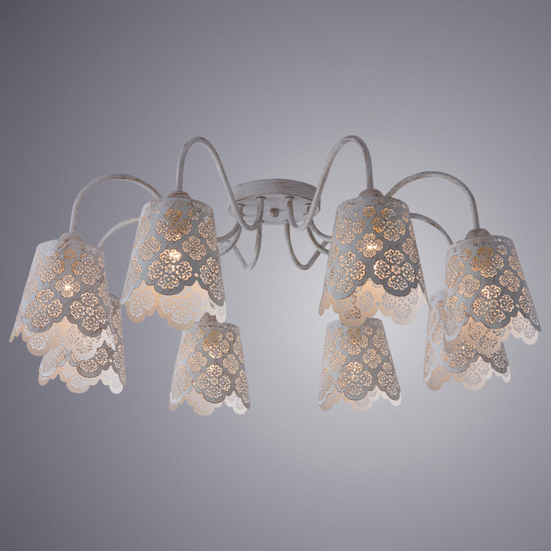 Накладная люстра Arte Lamp A2032PL-8WG