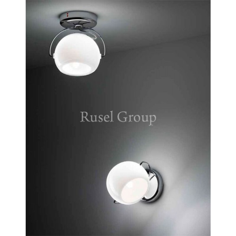 Настенно-потолочный светильник Fabbian Beluga White D57 G27 01