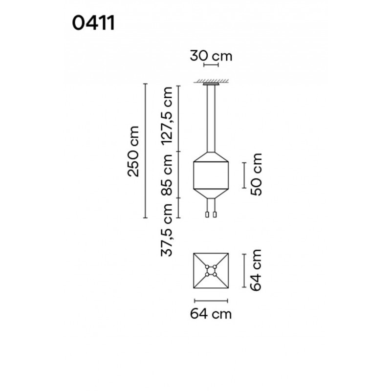 ПОДВЕСНОЙ СВЕТИЛЬНИК  VIBIA Wireflow 0411