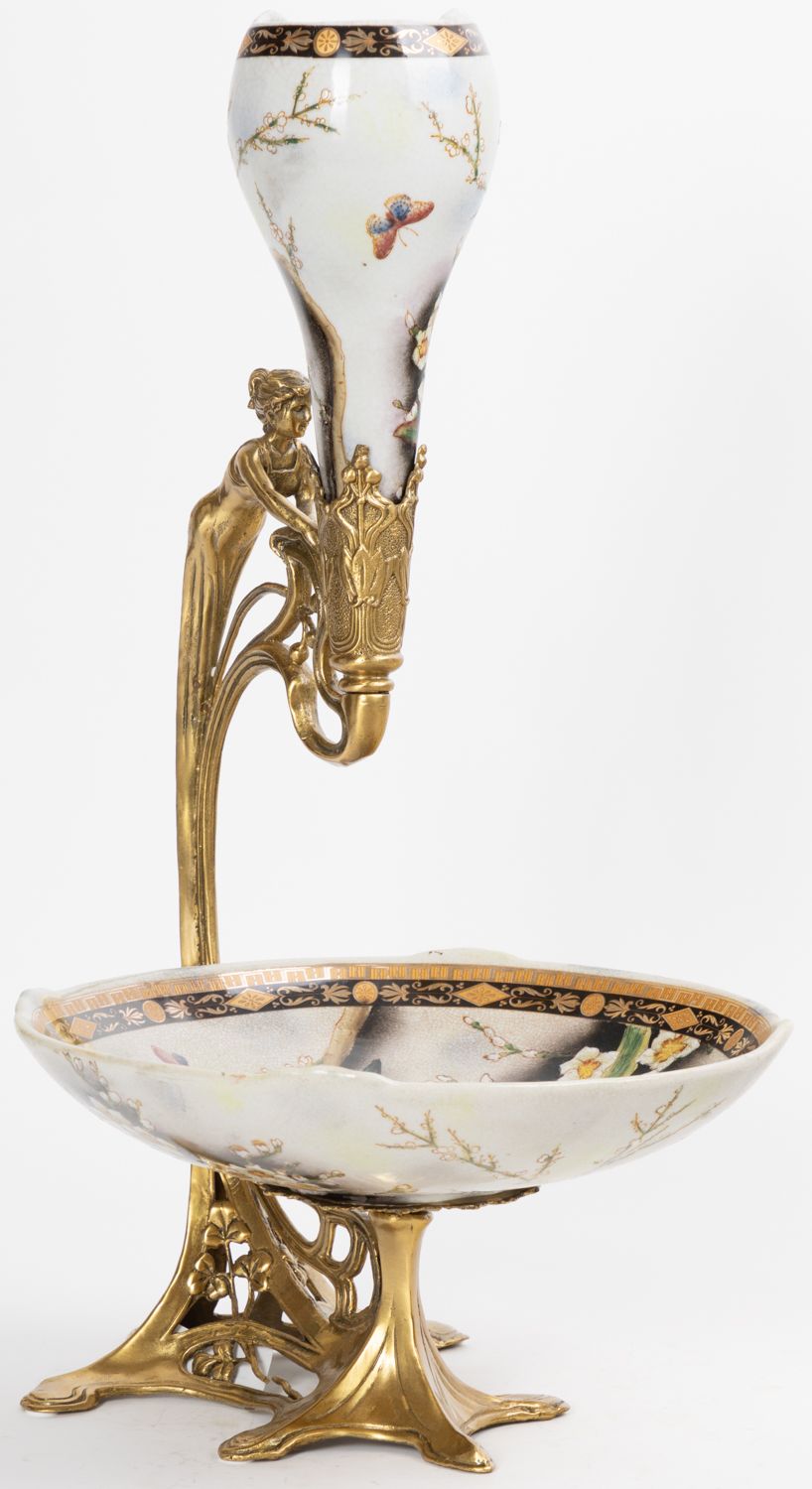 Блюдо с вазой Glasar C497C/HX1447