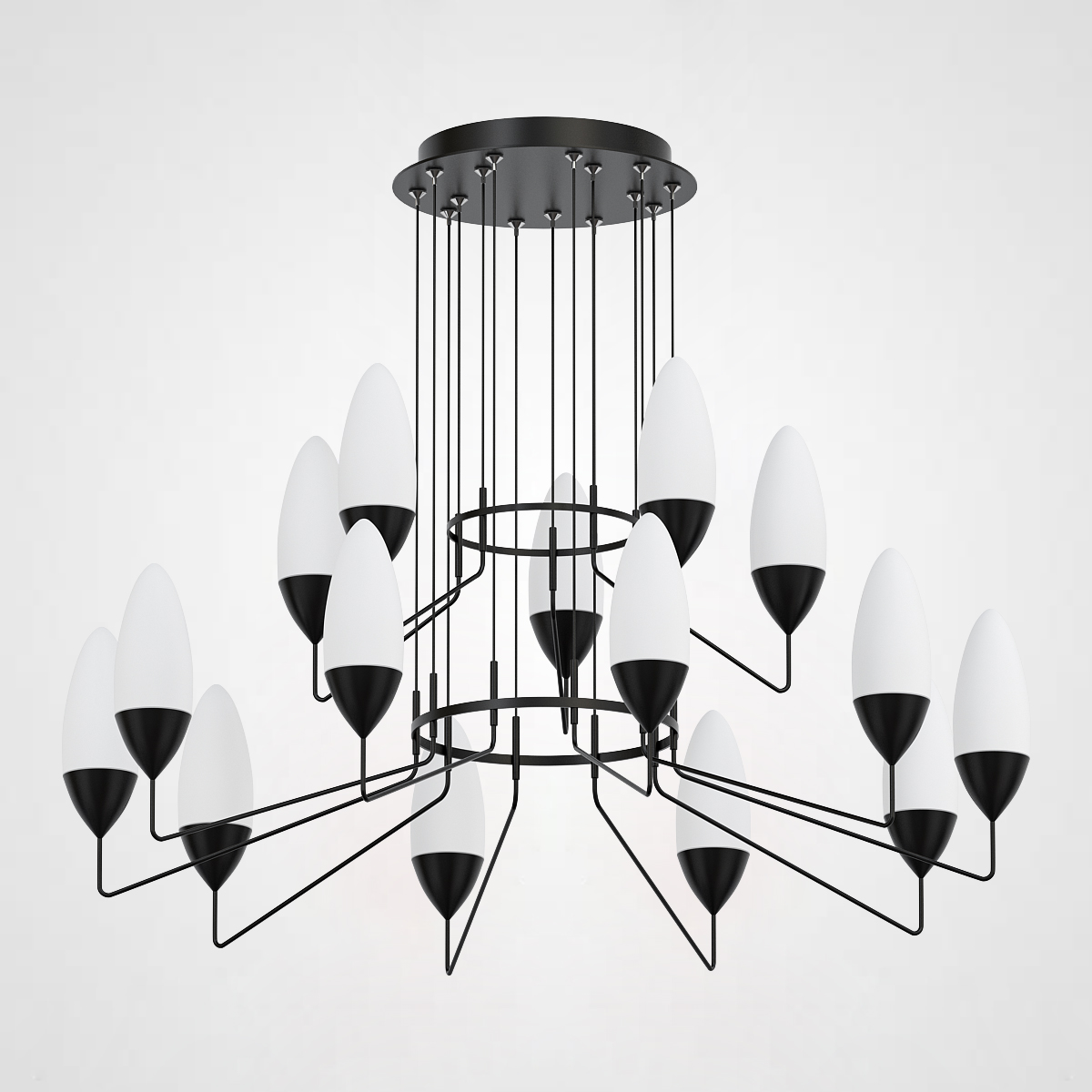 Подвесная люстра TACT 10+5 by ImperiumLoft