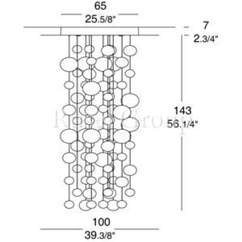 Подвесной светильник Leucos ETHER S150 (MURANO DUE)