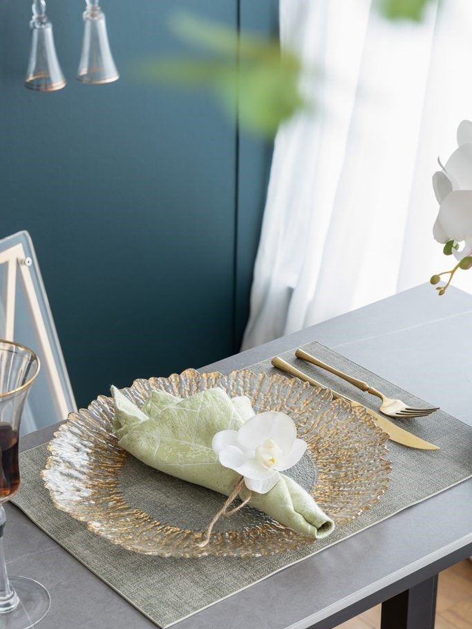 Тарелка декоративная Glasar 75840-GOLD