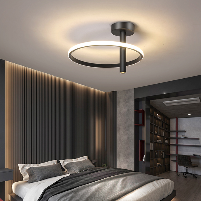 Потолочный светильник MOFFIT D45 Black by ImperiumLoft