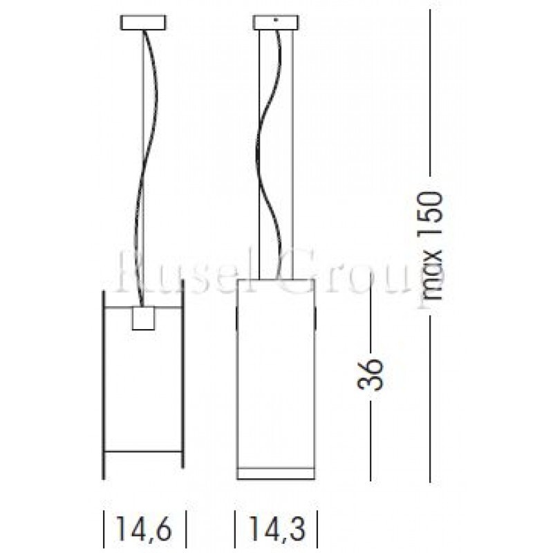 Подвесной светильник Linea Light TRIAD 90232