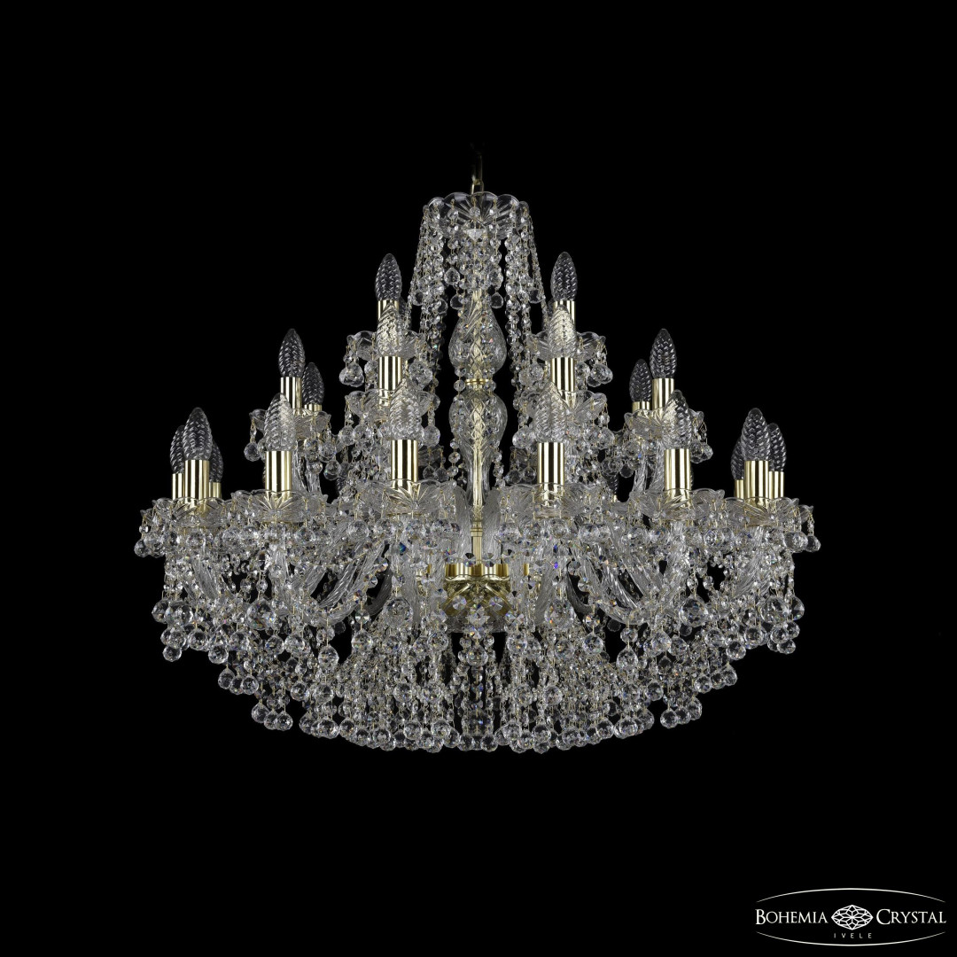 Люстра хрустальная 1409/16+8+4/300 G