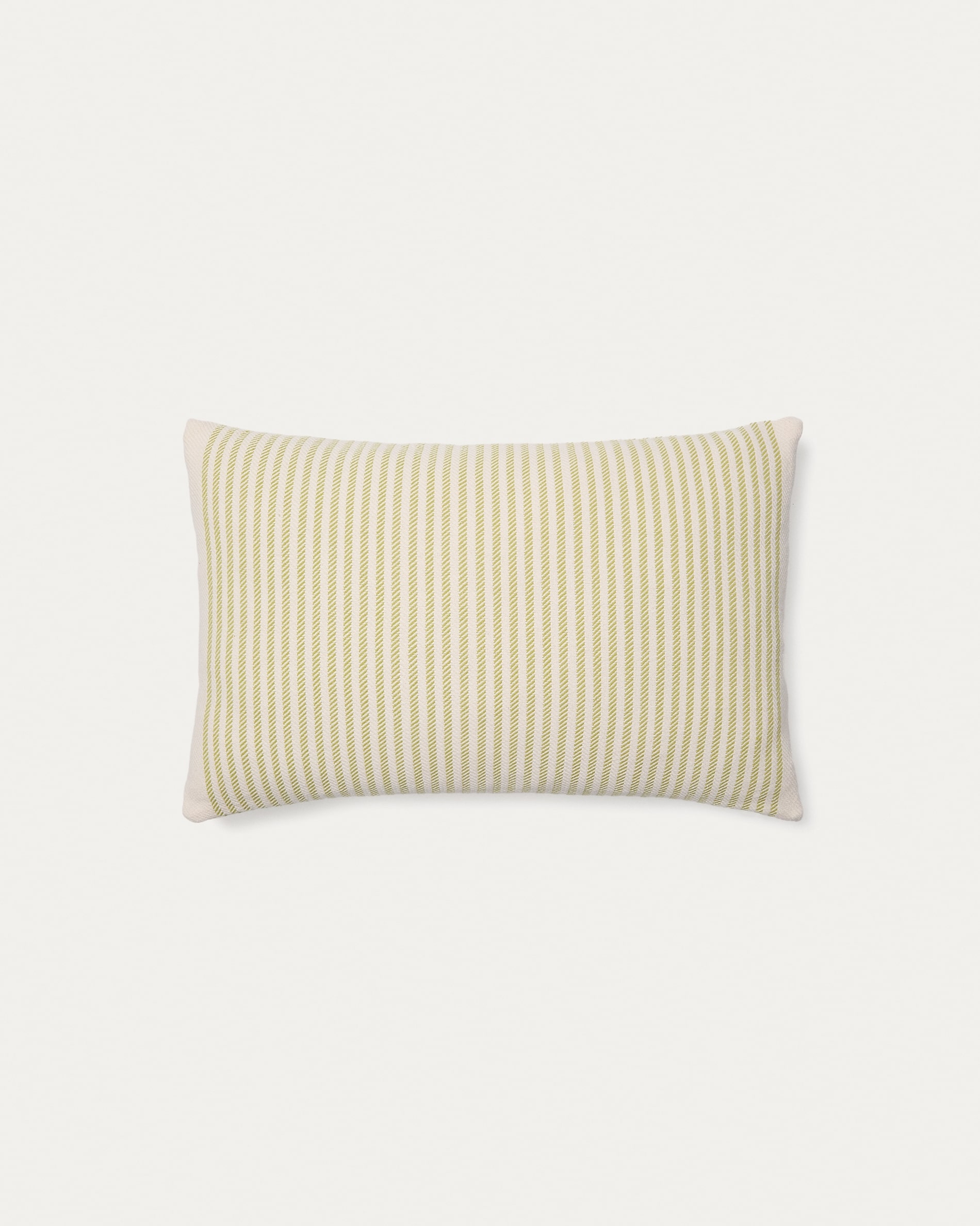 Чехол для подушки Lioris из хлопка в зеленую полоску 60 x 40 см La Forma (ex Julia Grup)