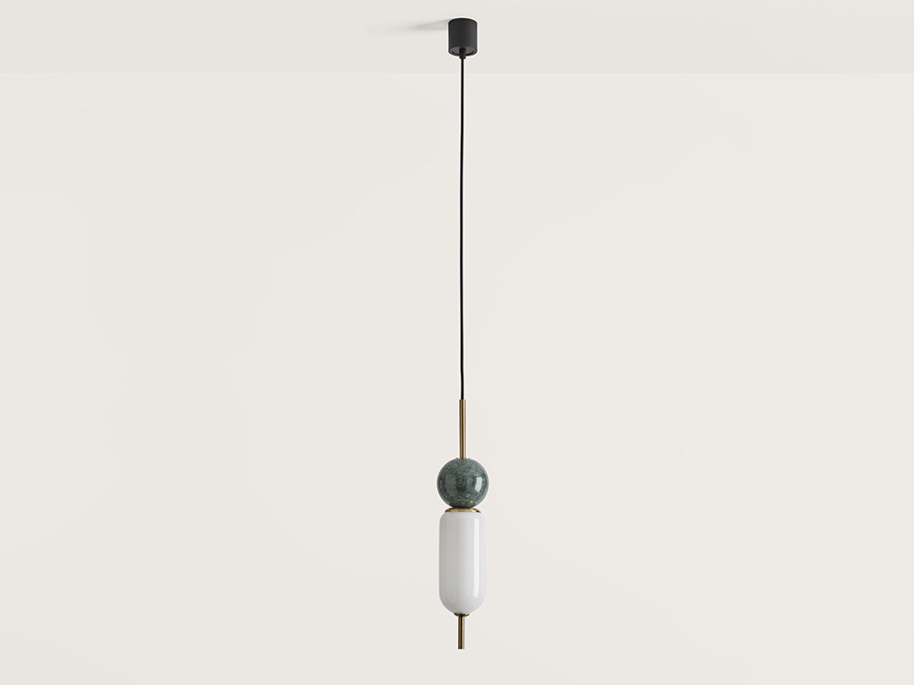 Подвес Anet золотой - зеленый мрамор Aromas del Campo