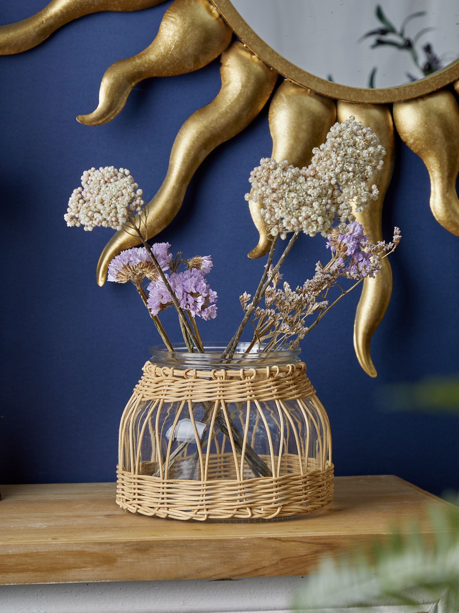 Ваза стеклянная с плетением Glasar 57-346