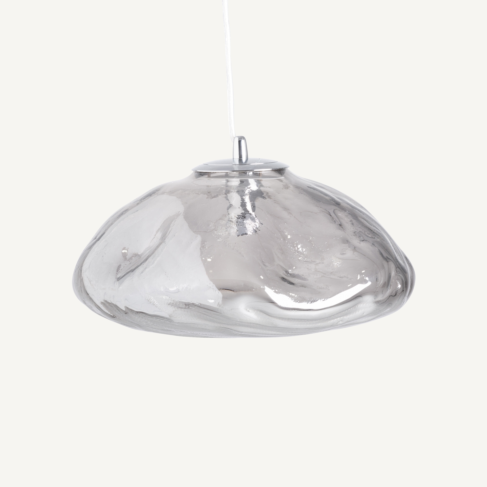 Подвесной светильник 37003 из серого стекла Vical