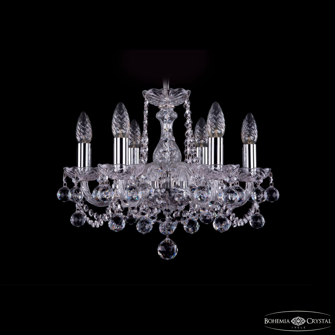 Люстра хрустальная 1402/6/141 Ni Balls