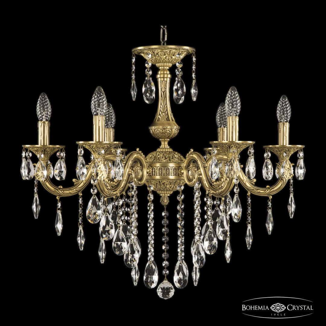 Люстра бронзовая с хрусталём 71101/6/210 B FP