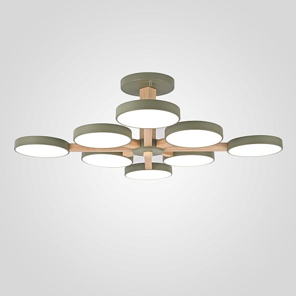 Потолочный светильник TURNA L8 Khaki by ImperiumLoft