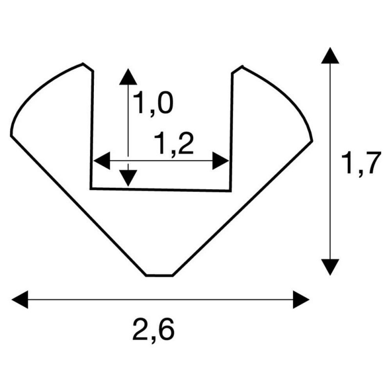 Профиль для светодиодной ленты SLV 213911