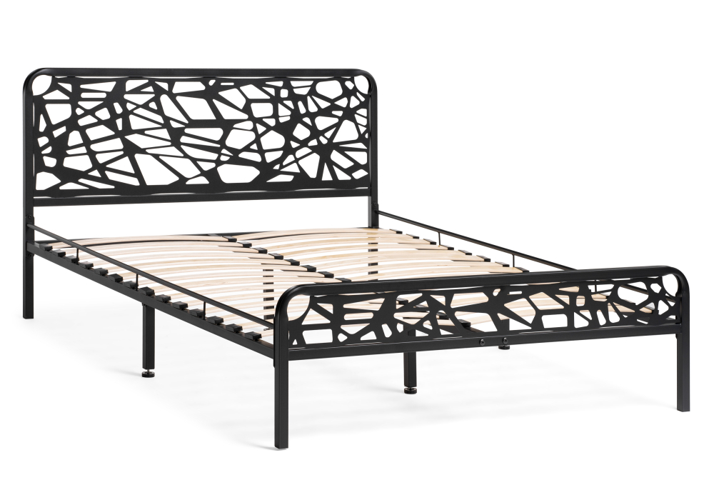 Кровать Woodville Кубо 120х200 черный 533092