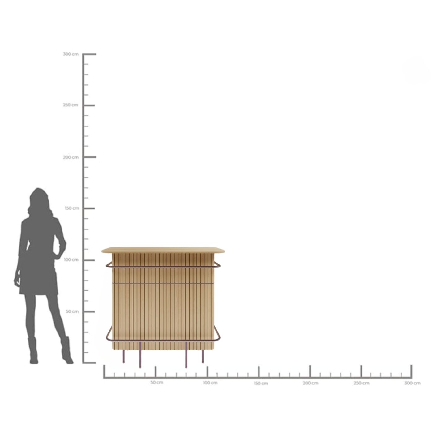 Бар Gabriela 120x110cm KARE 71320