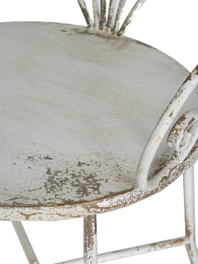 Кресло кованое Прованс Glasar D7204