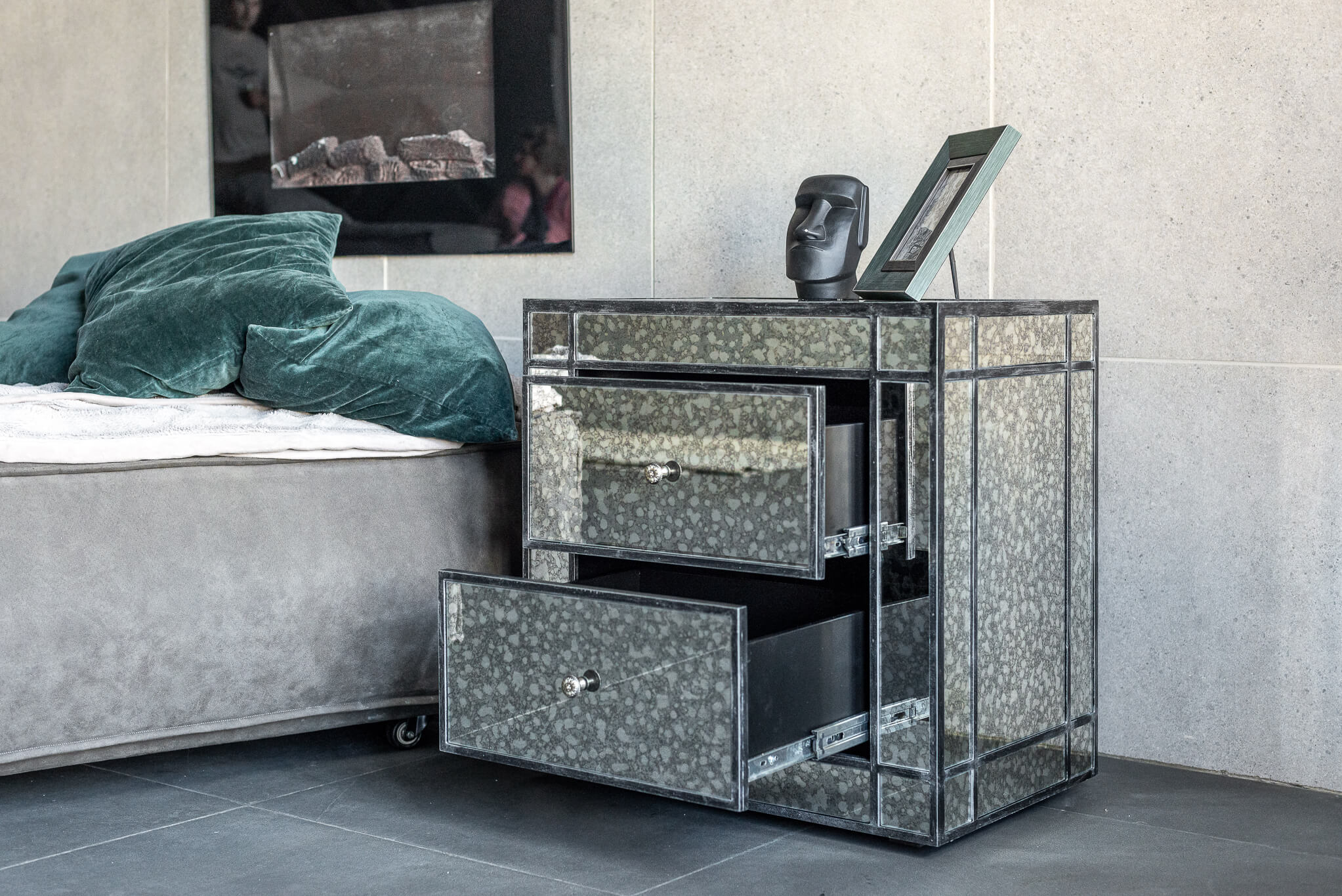 Тумба BountyHome Olgrem Silver mv443М