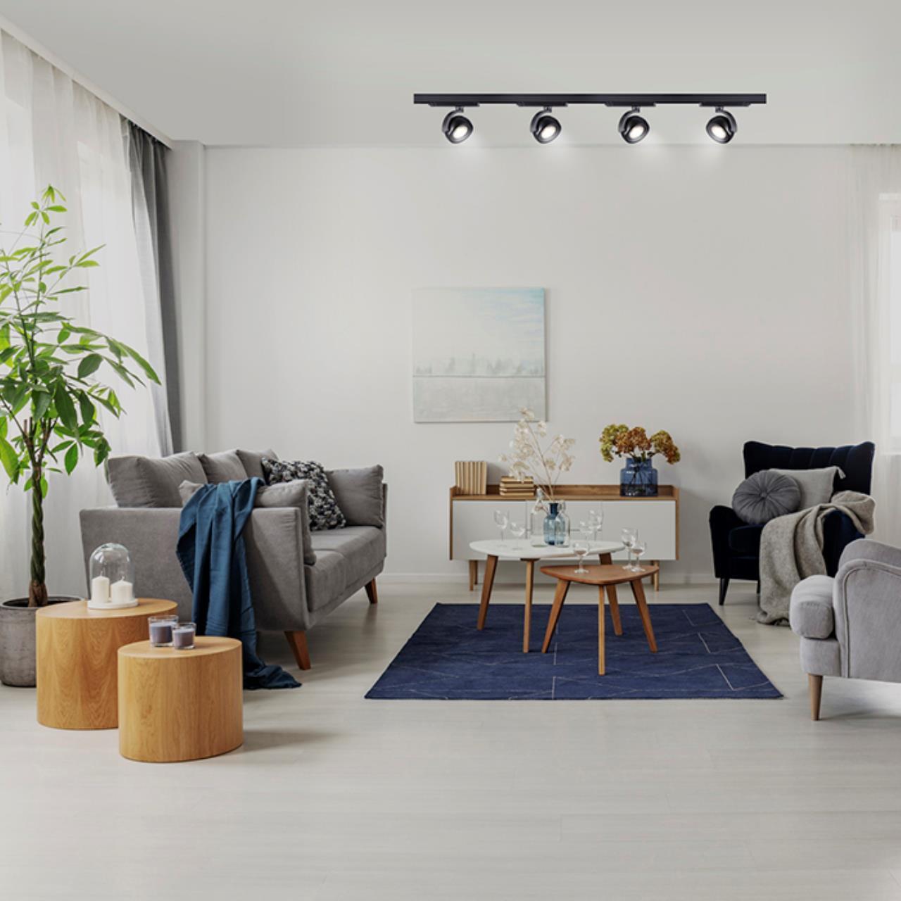 Трехфазный трековый светодиодный светильник Novotech 358166