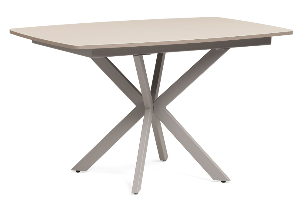 Стол стеклянный Woodville Палу латте / капучино 528468