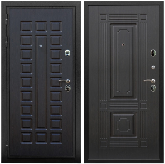 Дверь входная Graf Триумф МДФ 16 мм ФЛ-183 Венге / МДФ 6 мм ФЛ-2 Венге