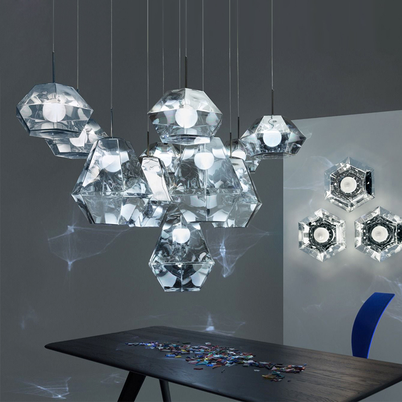 Подвесной светильник TomD Cut Pendant Light B Gold by ImperiumLoft