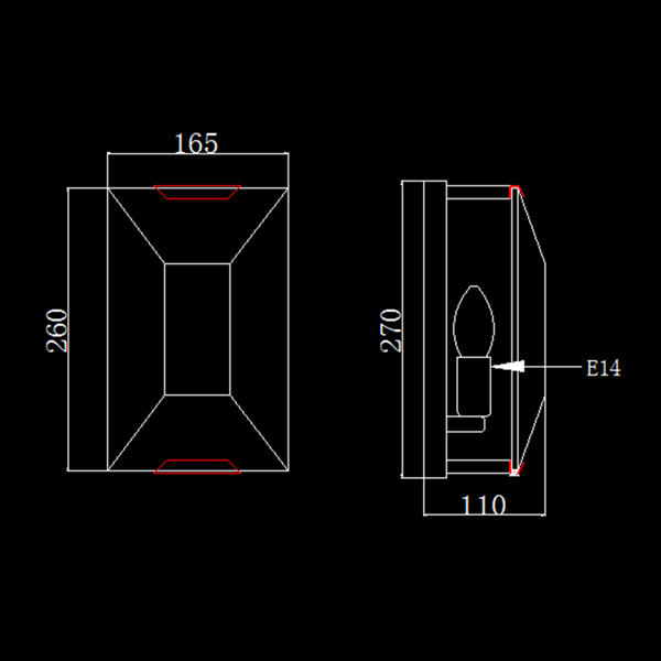 Настенный светильник Delight Collection Harlow Crystal 1A gold