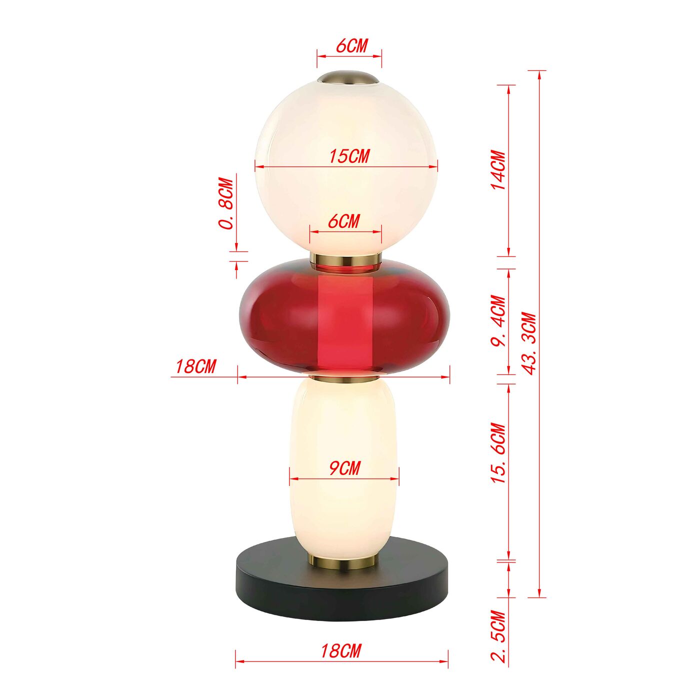 Светильник настольный Sugar 43cm KARE 56913