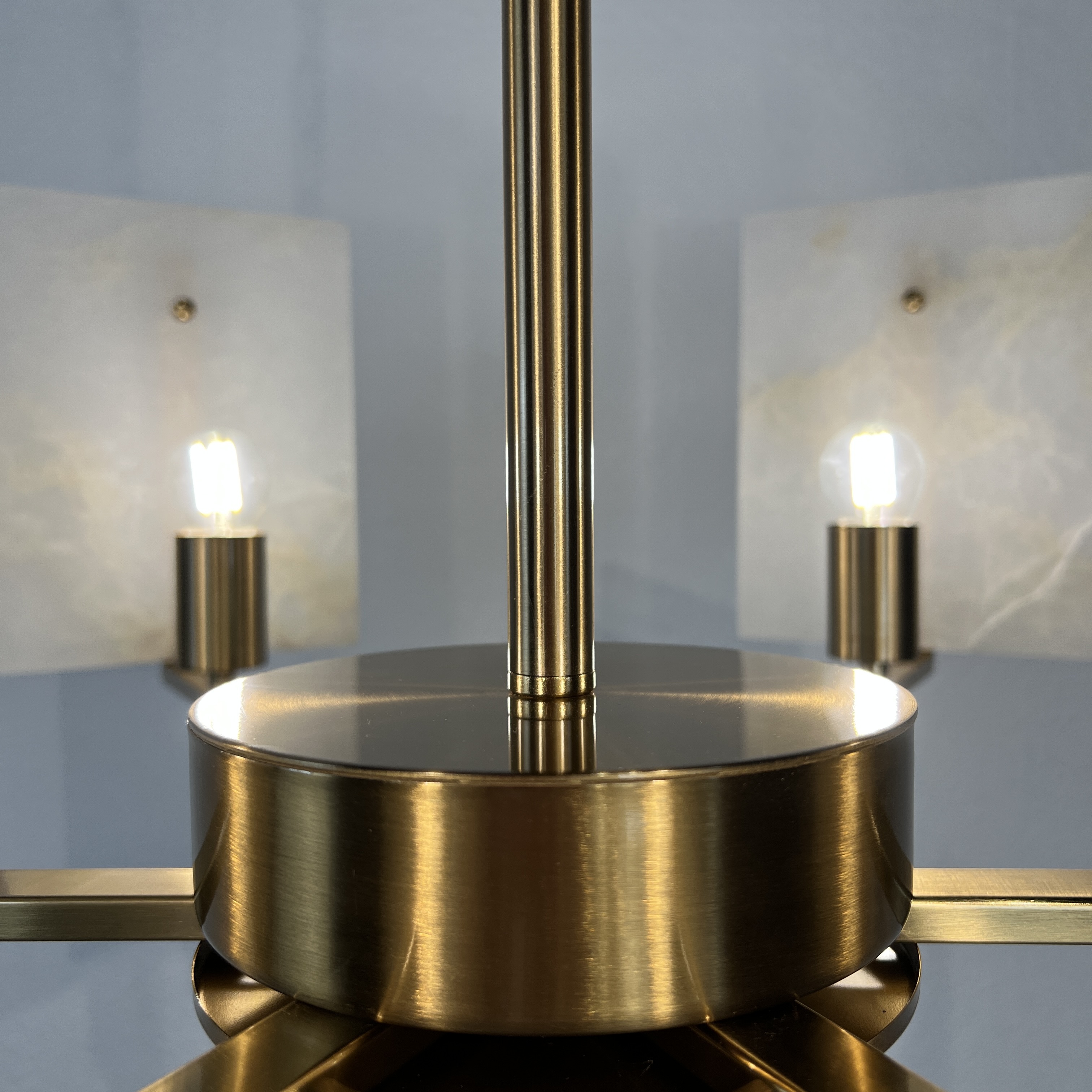 Люстра Marble Square Chandelier By Imperiumloft