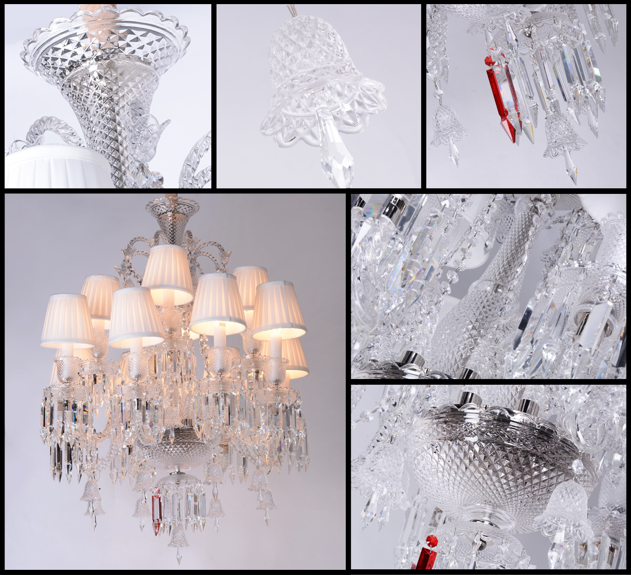 Люстра  Delight Collection Baccarat 8+4