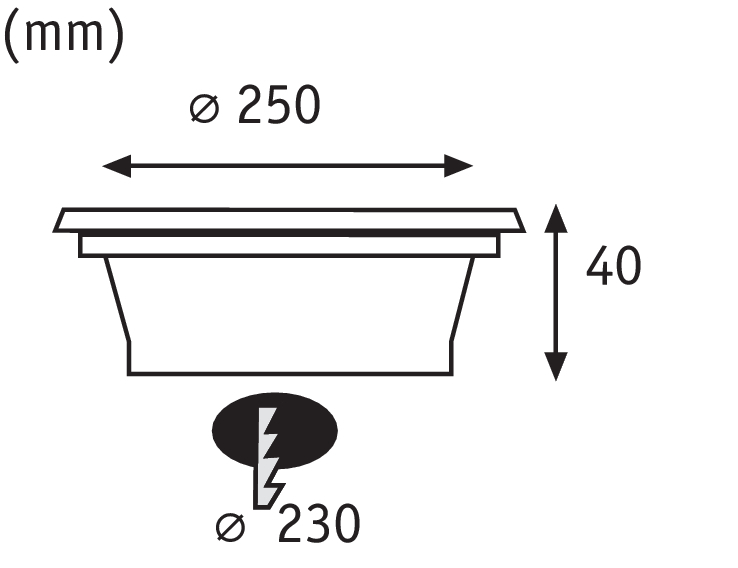 Уличный встраиваемый светильник Paulmann 93777