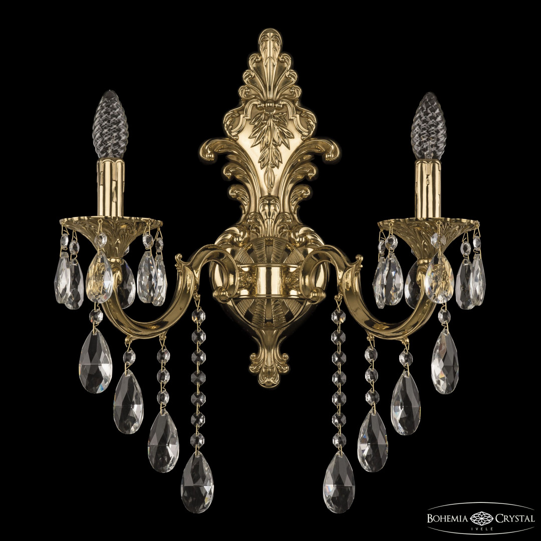 Бра бронзовые с хрусталём 7201B15/2/210 B G