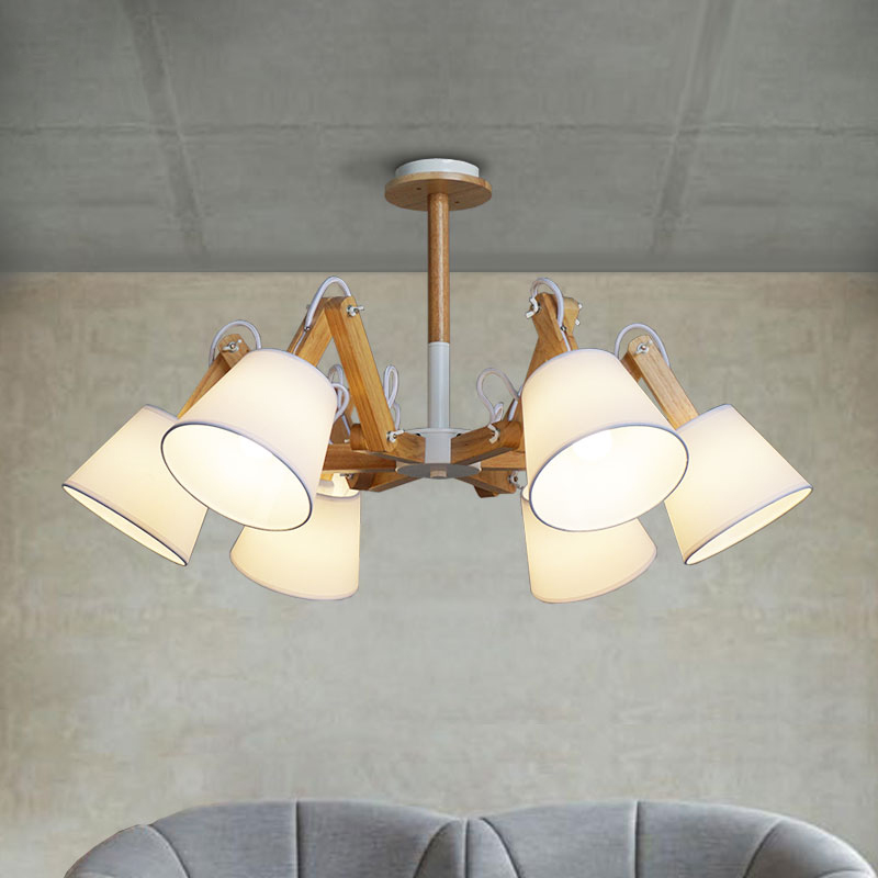 Люстра на штанге MECHANIC L6 Black by ImperiumLoft