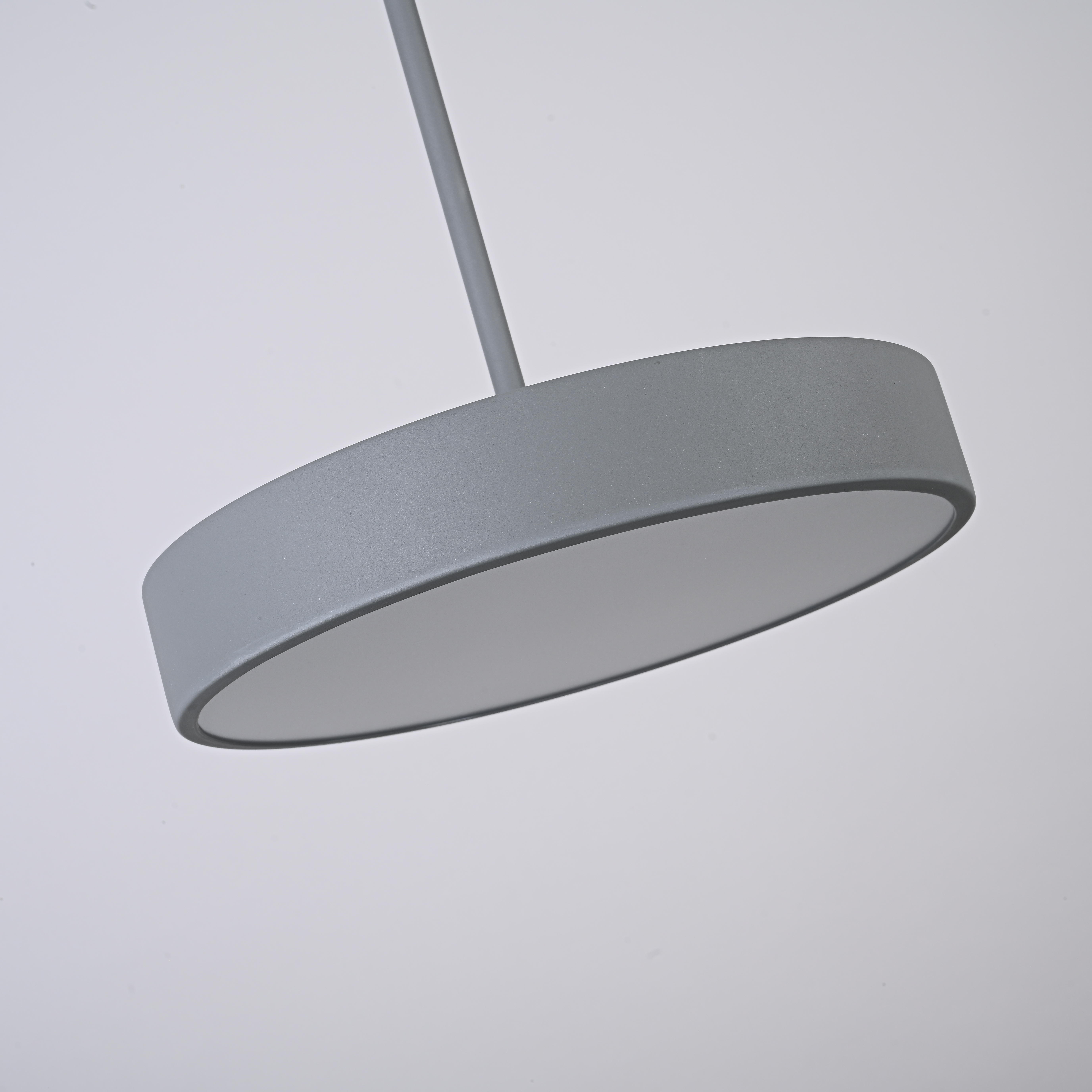 Подвесной светильник TURNA ONE D30 Gray by ImperiumLoft