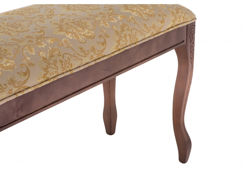 Банкетка Woodville Валентино орех / бежевый 318610