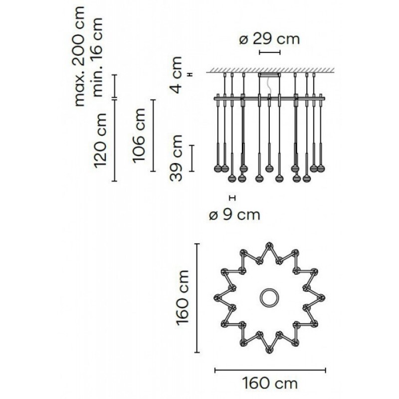 ПОДВЕСНОЙ СВЕТИЛЬНИК  VIBIA Algorithm 0885