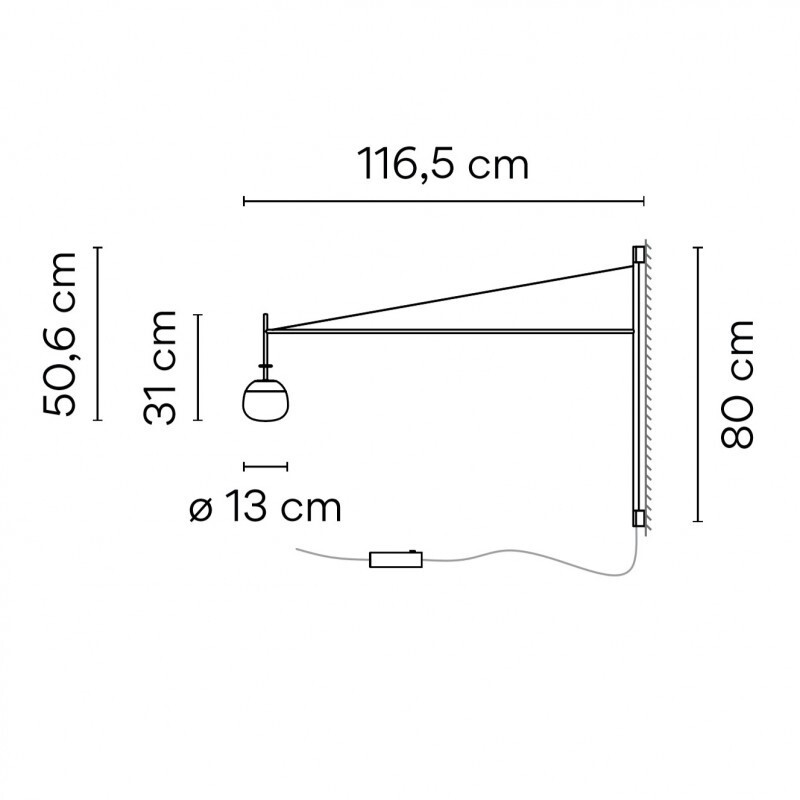 НАСТЕННЫЙ СВЕТИЛЬНИК   VIBIA Tempo 5758